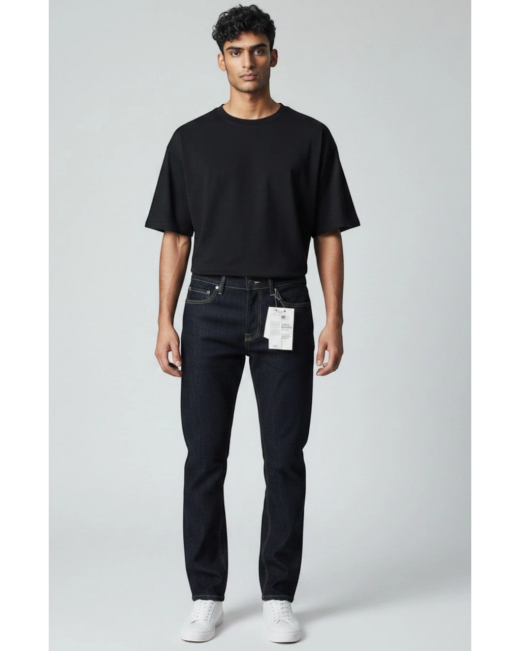 ULTIMATAGLIA.COM Jeans Tom Tailor Josh Regular Slim in nero lavaggio scuro, 98% cotone, 2% elastan. Taglio slim con cinque tasche.