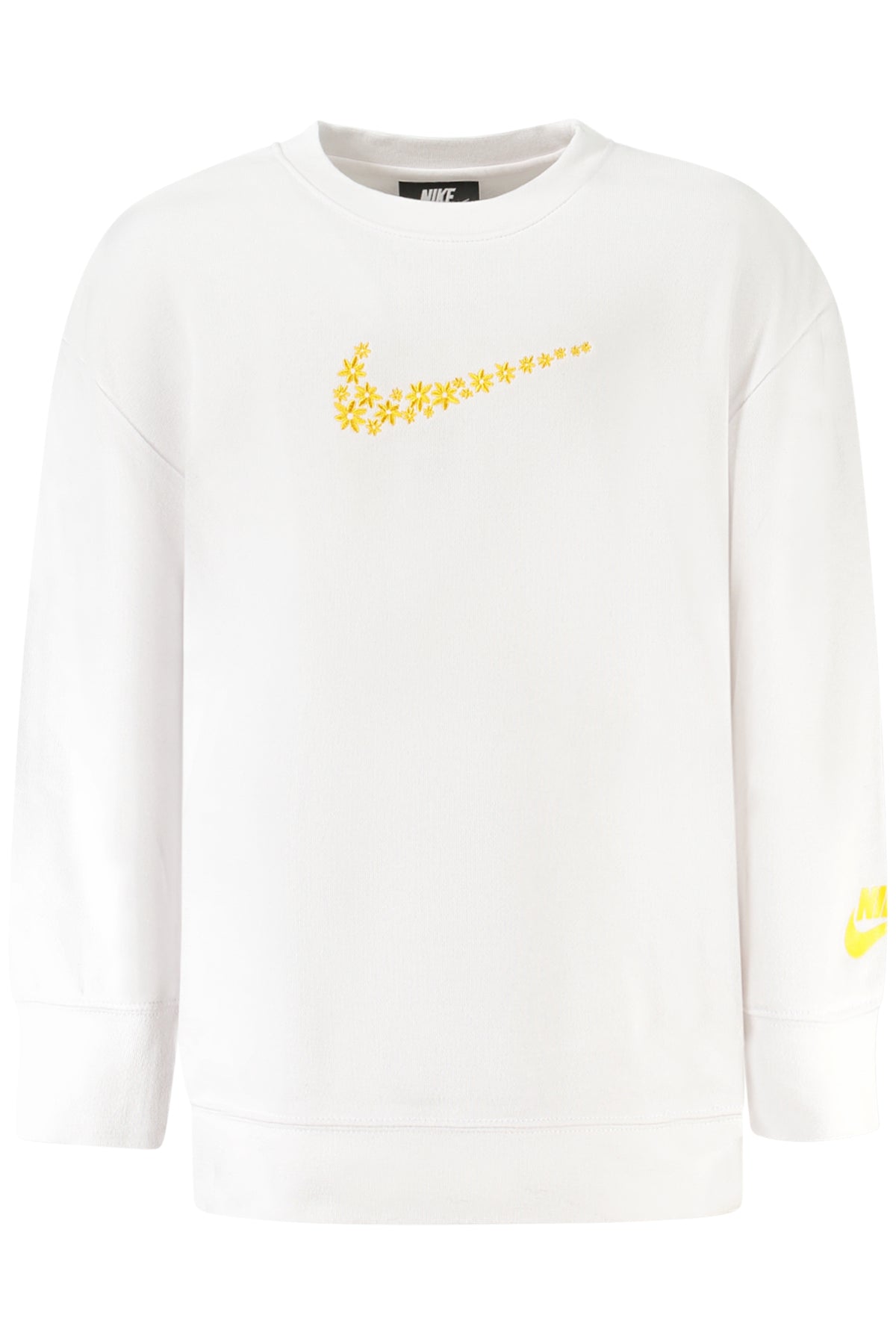 Felpa Bambina Nike Bianco 36J045