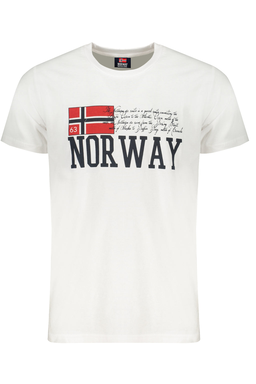 T-Shirt NORWAY 1963 Bianco