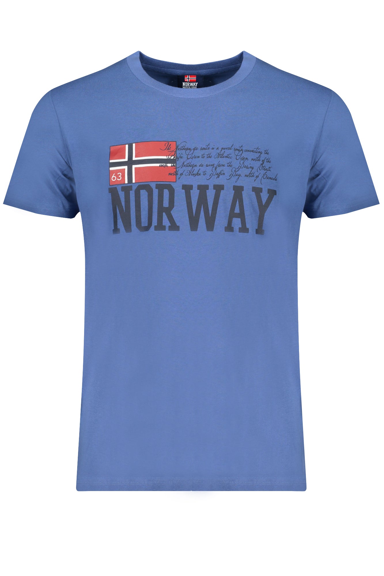 T-Shirt NORWAY 1963 Blu