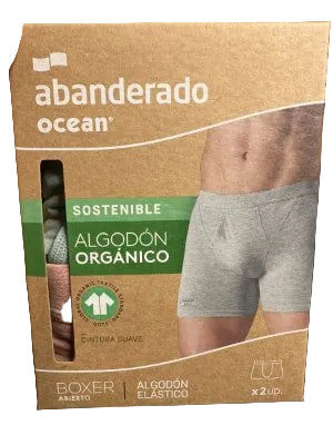 Boxer Abanderado Ocean verde terra - confezione da 2