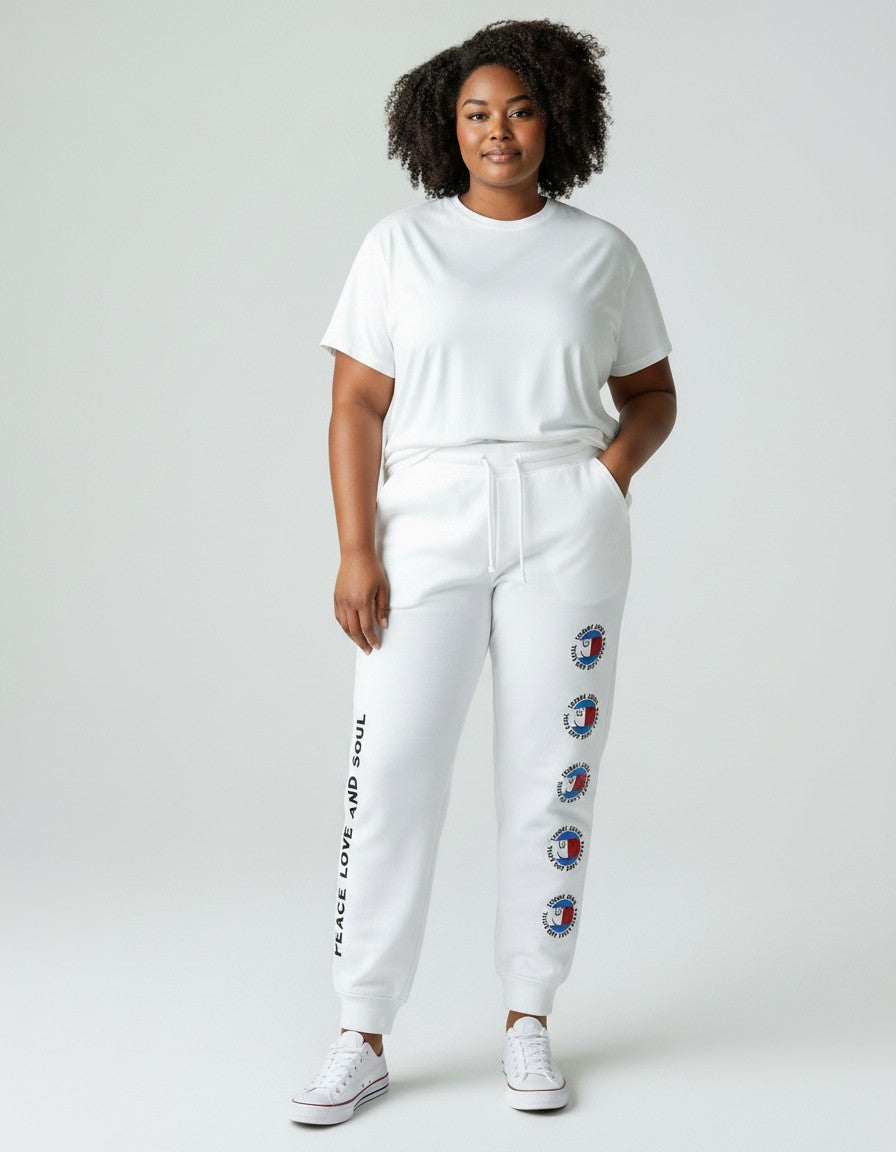 Pantaloni Tommy Jeans Peace Love and Soul
