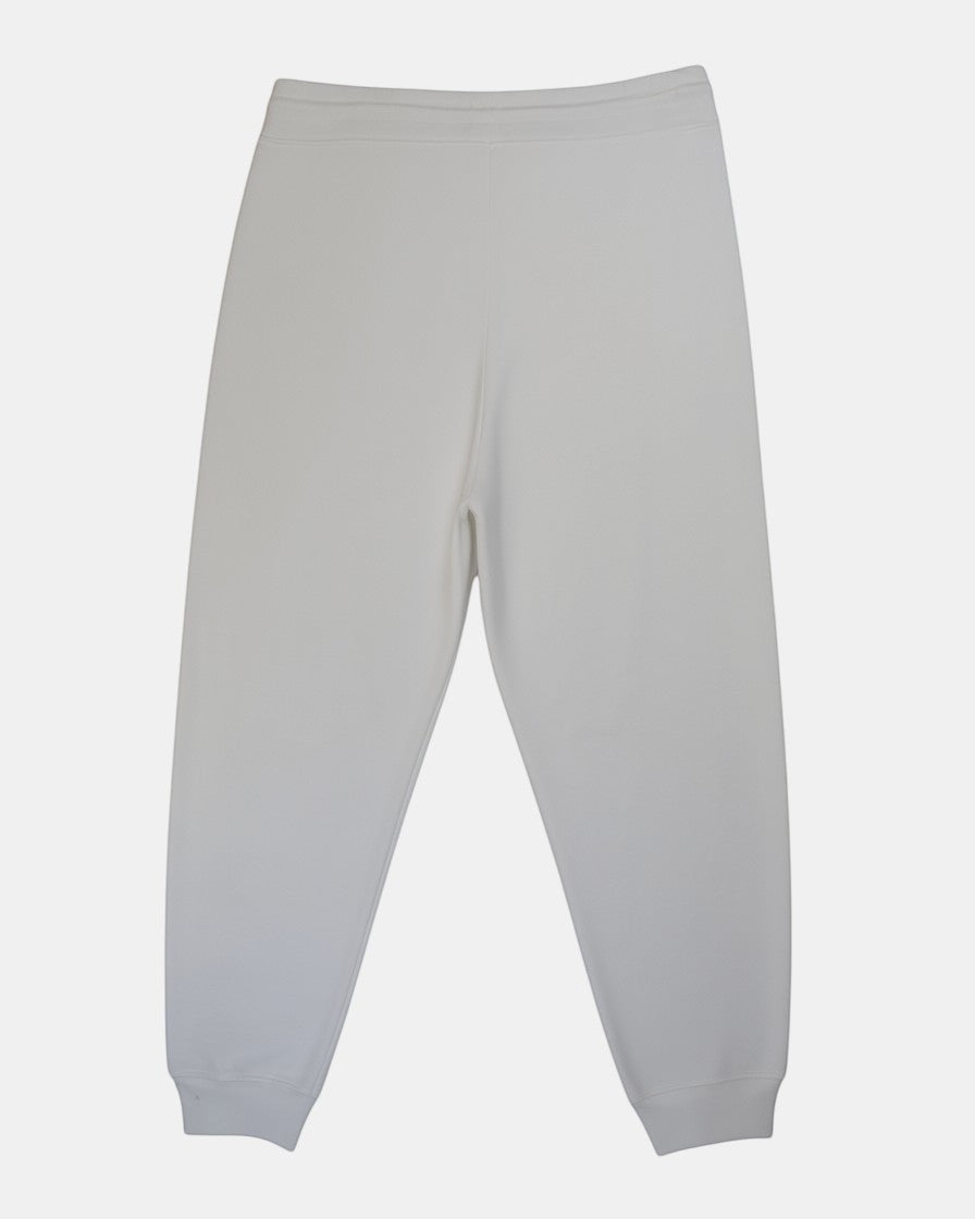 Pantaloni jogger bianchi in cotone 100% Tommy Jeans Peace Love and Soul con grafiche colorate