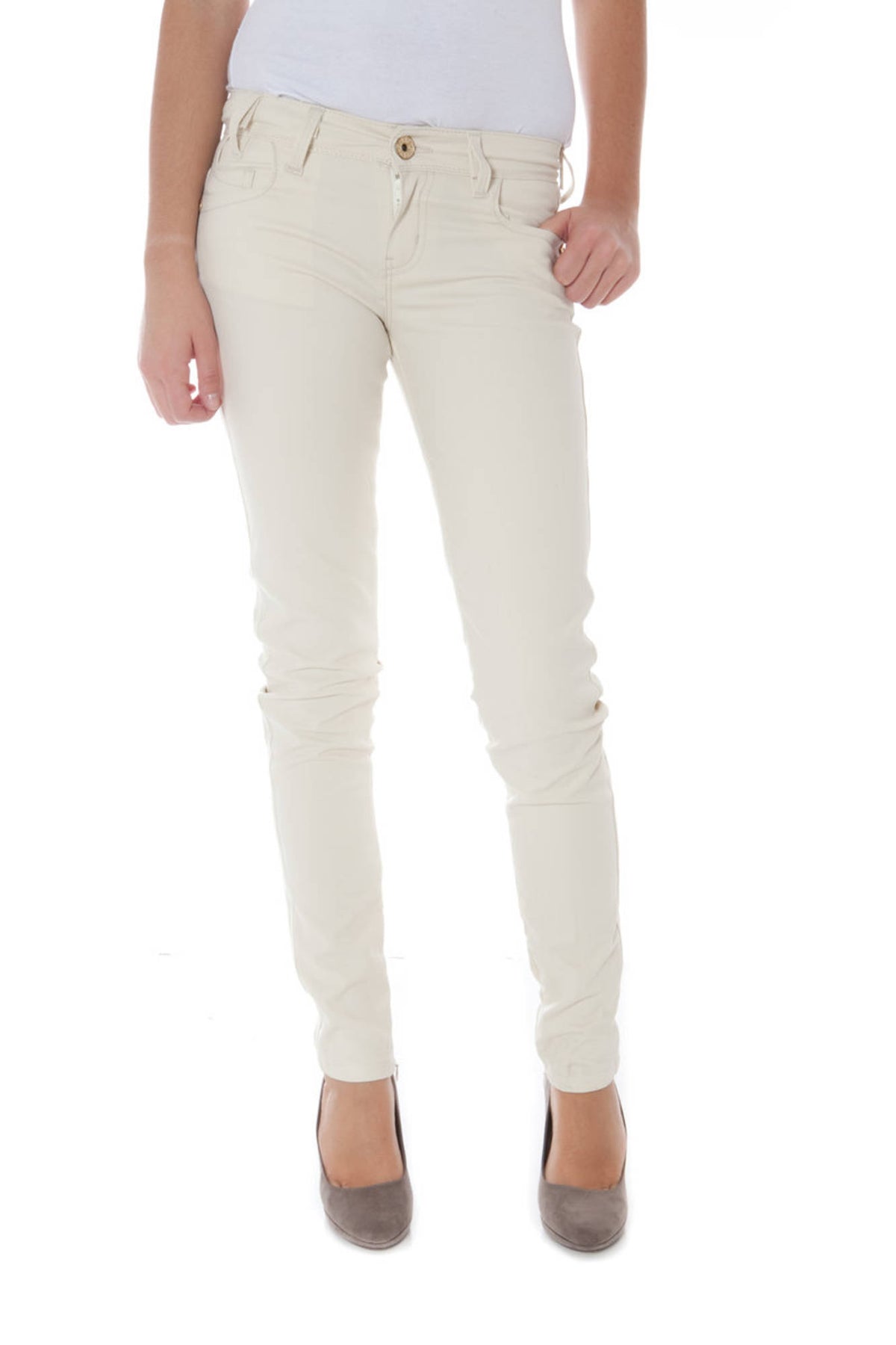 Pantaloni PHARD Beige M1007045570500-NEW-HOT-SKIN-CIN