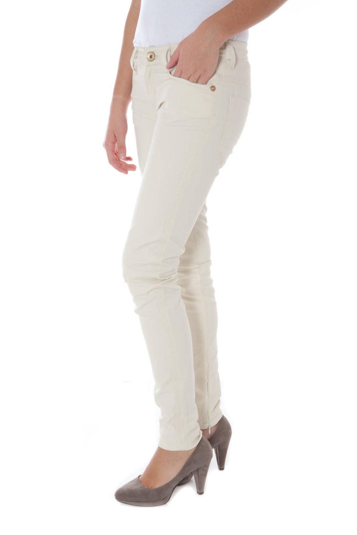 Pantaloni PHARD Beige M1007045570500-NEW-HOT-SKIN-CIN