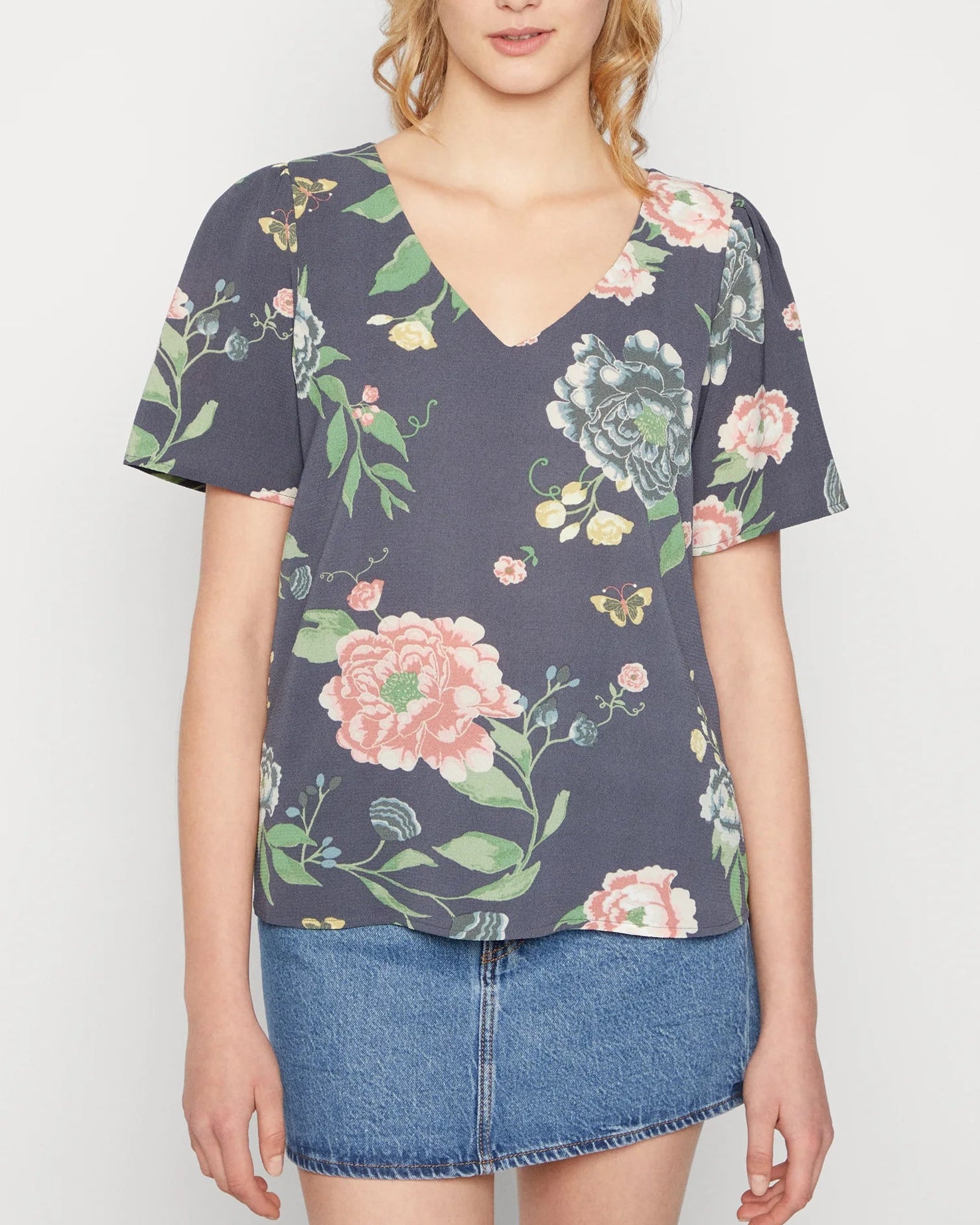 T-Shirt ONLY ONLNOVA LUX Lara Top AOP