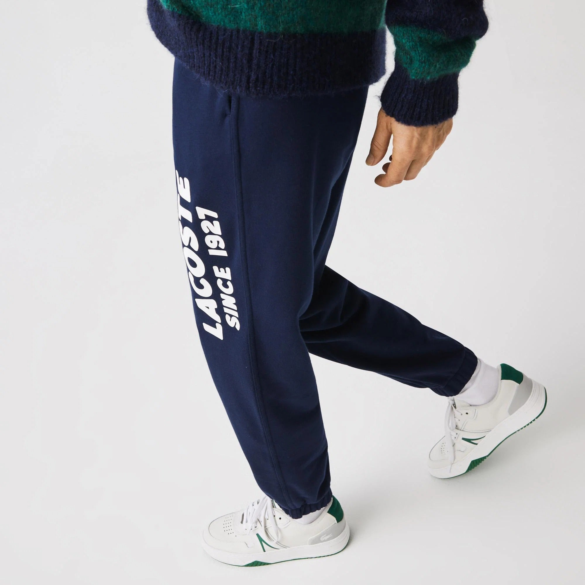 Pantaloni Lacoste XF7989 in pile leggero