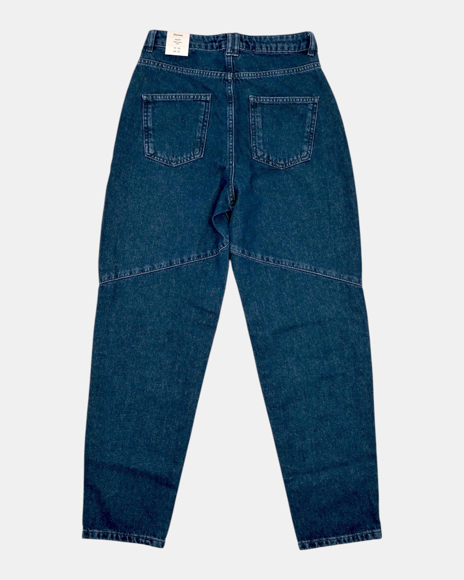 Jeans Etam DARAN slim fit in denim blu scuro elasticizzato, vita alta, gamba affusolata e lavaggio scuro. ULTIMATAGLIA.COM