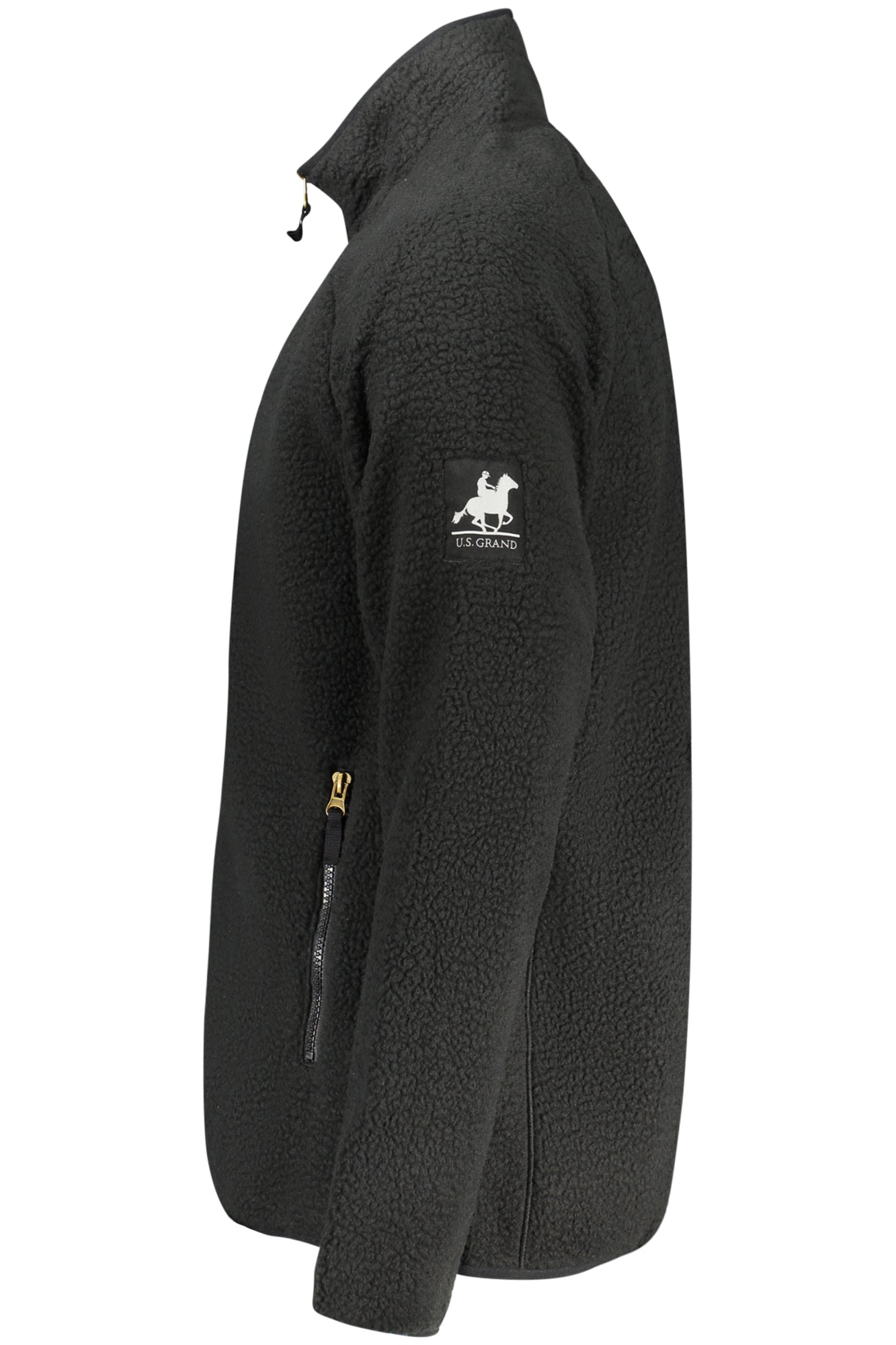 Felpa Pile U.S. GRAND Nero AU02828BORGO