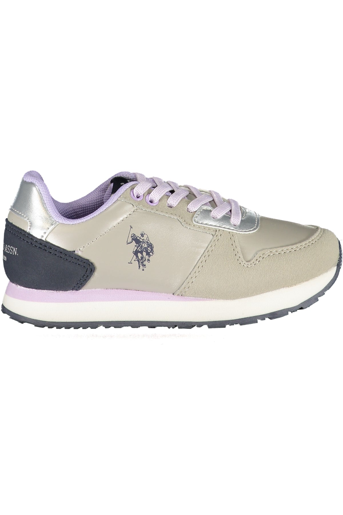 Sneakers Bambino U.s. Polo Assn. Argento NOBIK011KCNH2