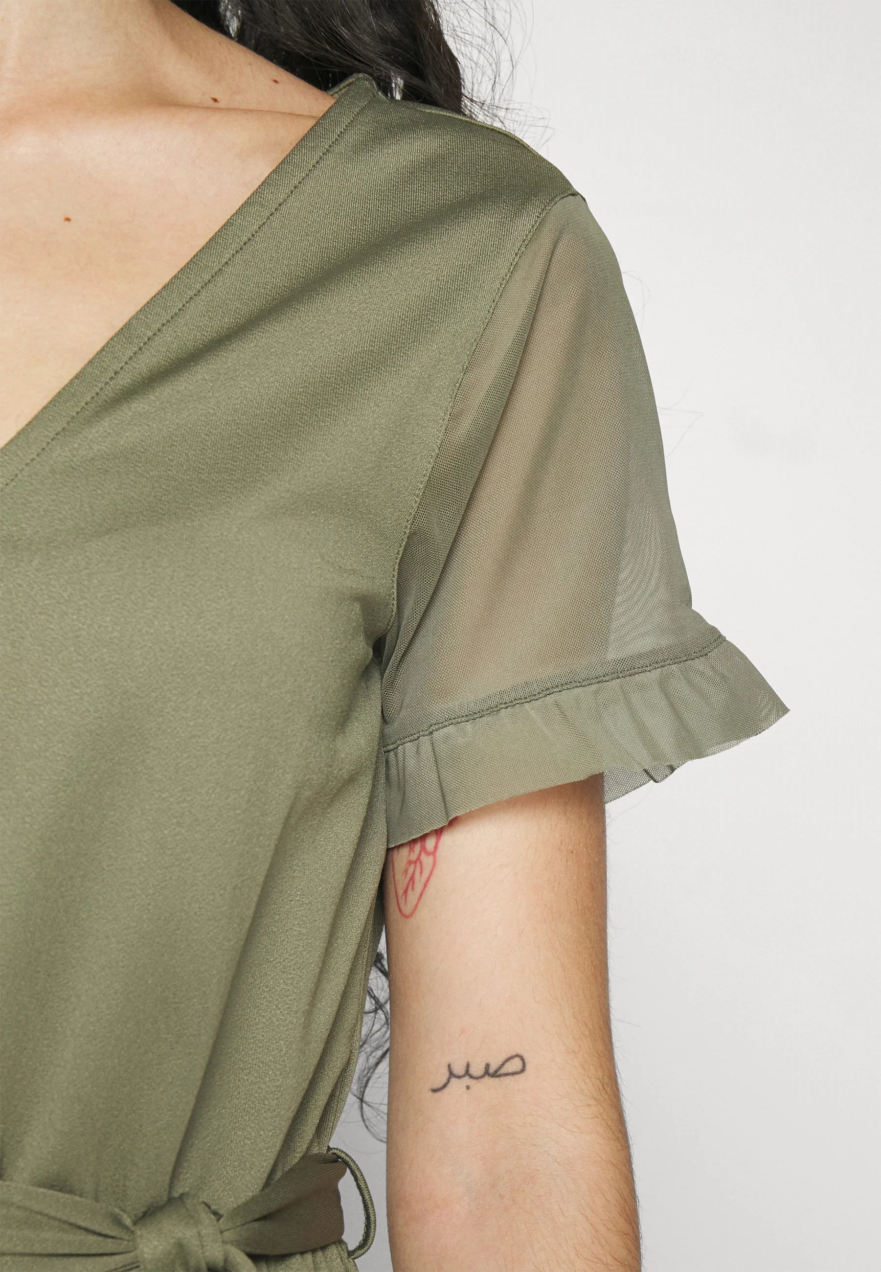 Vestito Anna Field Petite Frilled Mini Dress