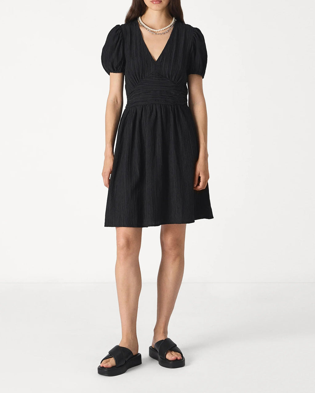 Vestito Vero Moda VMANDREA V-Neck Short Dress