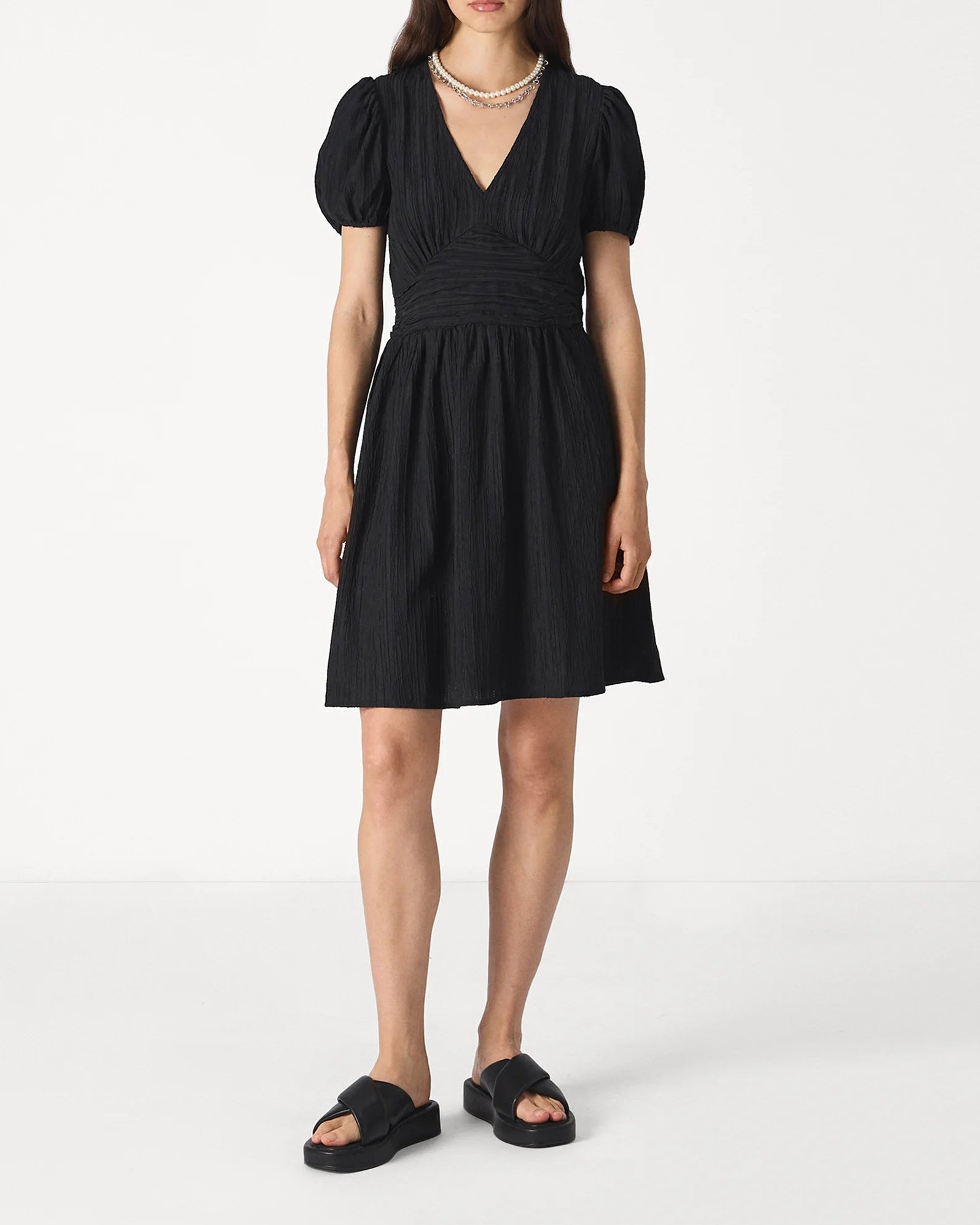 Vestito Vero Moda VMANDREA V-Neck Short Dress