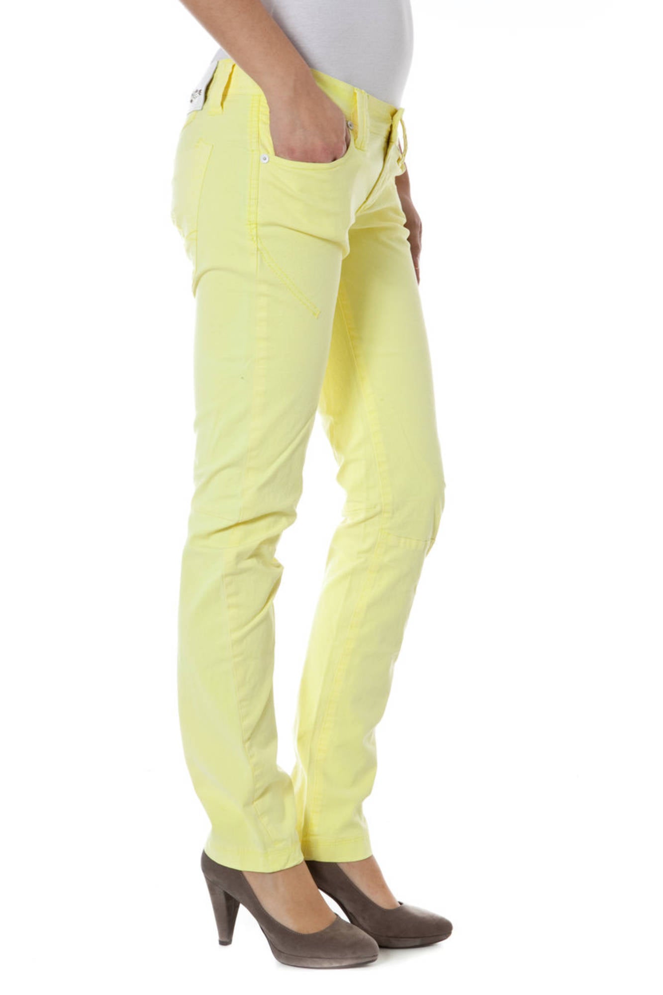 Pantaloni ZUELEMENTS Giallo